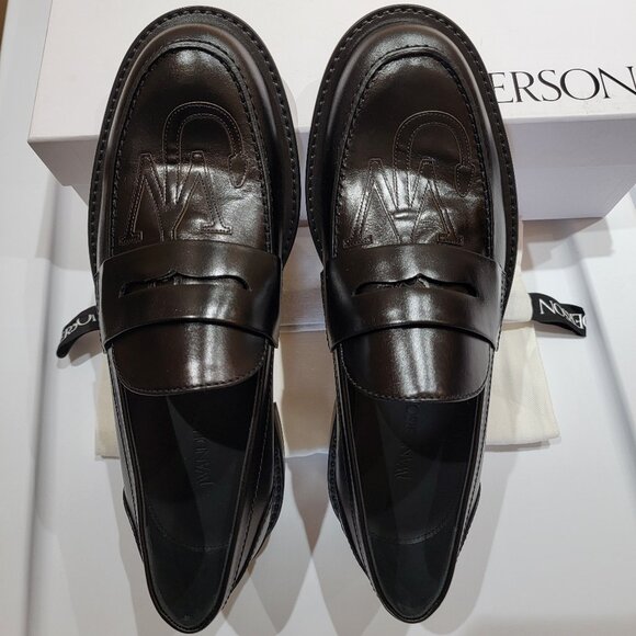 JW Anderson Leather Logo Loafers, Size Women\'s 9 USA/Men\'s 7 USA/40 IT, NIB main image 14
